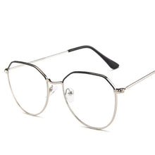 Load image into Gallery viewer, Oulylan Polygon Glasses Frame Women Men Vintage Clear Lens Myopia Eyeglasses Frames Female Transparent Optical Spectacles Gold