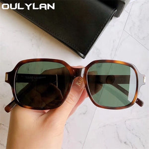 Oulylan Retro Oval Sunglasses Women Men 2023 Classic Small Square Sun Glasses Male Female Gradient Shades Eyewear UV400  Ins