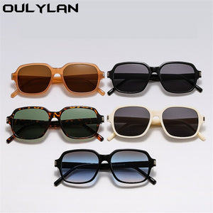 Oulylan Retro Oval Sunglasses Women Men 2023 Classic Small Square Sun Glasses Male Female Gradient Shades Eyewear UV400  Ins