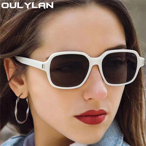 Oulylan Retro Oval Sunglasses Women Men 2023 Classic Small Square Sun Glasses Male Female Gradient Shades Eyewear UV400  Ins