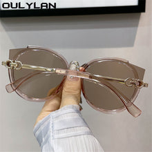 Load image into Gallery viewer, Oulylan Retro Round Sunglasses Women Brand Design Classic Vintage Sun Glasses Men Black Driving Eyewear y2k Style Ladies UV400