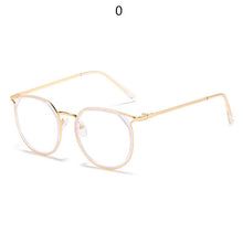 Load image into Gallery viewer, Oulylan Round Finished Myopia Glasses Women Men Cat Eye Nearsighted Eyewear Student Glasses with Diopters Minus -1.0 -1.5 -2.5