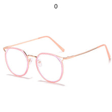Load image into Gallery viewer, Oulylan Round Finished Myopia Glasses Women Men Cat Eye Nearsighted Eyewear Student Glasses with Diopters Minus -1.0 -1.5 -2.5