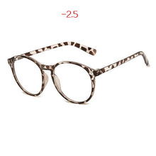 Carica l'immagine nel visualizzatore di Gallery, Oulylan Occhiali da miopia con finitura tonda Occhiali da vista miopi da donna con diottrie meno 1.5 2.0 3.0 3.5 4.0 5.0 