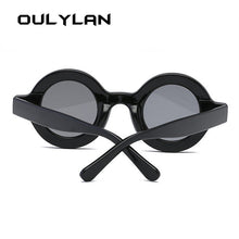 Load image into Gallery viewer, Oulylan Round Sunglasses Women Men Vintage Brand Gradient Sun Glasses Shades Ladies Small Punk Sunglass UV400 Pink Champagne