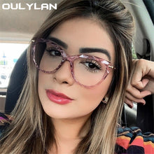Load image into Gallery viewer, Oulylan Sexy Eyeglasses Frame Women Cat Eye Glasses Frames Transparent  Myopia Frame Female Optical Spectacles