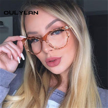 Carica l&#39;immagine nel visualizzatore di Gallery, Oulylan Sexy Eyeglasses Frame Women Fashion Cat Eye Glasses Frames Transparent  Myopia Frame Female Optical Spectacles