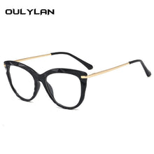 Carica l&#39;immagine nel visualizzatore di Gallery, Oulylan Sexy Eyeglasses Frame Women Fashion Cat Eye Glasses Frames Transparent  Myopia Frame Female Optical Spectacles