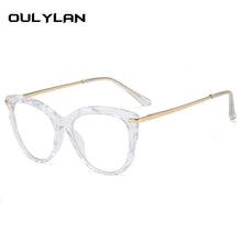 Carica l&#39;immagine nel visualizzatore di Gallery, Oulylan Sexy Eyeglasses Frame Women Fashion Cat Eye Glasses Frames Transparent  Myopia Frame Female Optical Spectacles