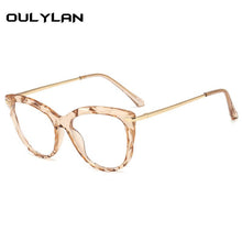 Carica l&#39;immagine nel visualizzatore di Gallery, Oulylan Sexy Eyeglasses Frame Women Fashion Cat Eye Glasses Frames Transparent  Myopia Frame Female Optical Spectacles
