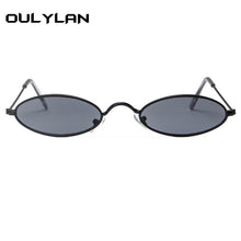 Load image into Gallery viewer, Oulylan Small Frame Black Shades Round Sunglasses Women Oval Brand Designer Vintage Fashion Pink Sun Glasses Oculos De Sol