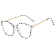 Load image into Gallery viewer, Oulylan TR90 Blue Light Blocking Glasses Frame Women Vintage Round Eyeglasses Frames Men Optical Clear Prescription Eyewear