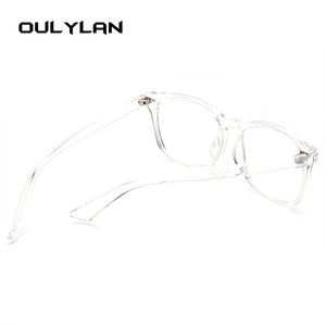 Oulylan Occhiali da vista trasparenti Donna Uomo Montature per occhiali anti luce blu Donna Uomo Occhiali per computer Montatura per miopia ottica trasparente