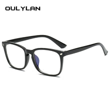 Carica l&#39;immagine nel visualizzatore di Gallery, Oulylan Occhiali da vista trasparenti Donna Uomo Montature per occhiali anti luce blu Donna Uomo Occhiali per computer Montatura per miopia ottica trasparente