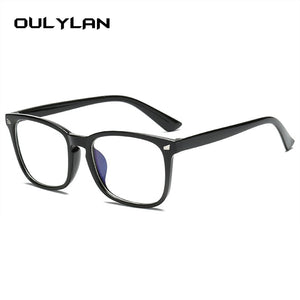 Oulylan Occhiali da vista trasparenti Donna Uomo Montature per occhiali anti luce blu Donna Uomo Occhiali per computer Montatura per miopia ottica trasparente