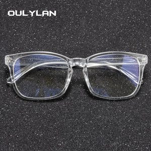 Oulylan Occhiali da vista trasparenti Donna Uomo Montature per occhiali anti luce blu Donna Uomo Occhiali per computer Montatura per miopia ottica trasparente