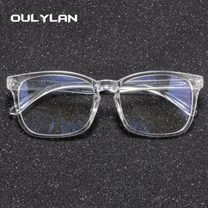 Oulylan Occhiali da vista trasparenti Donna Uomo Montature per occhiali anti luce blu Donna Uomo Occhiali per computer Montatura per miopia ottica trasparente