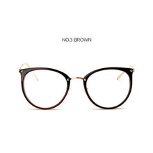 Load image into Gallery viewer, Oulylan Transparent Eyeglasses Women Sexy Cat Eye Glasses Frames Female Metal Optical Spectacles Clear  Myopia Frame