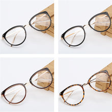 Load image into Gallery viewer, Oulylan Transparent Eyeglasses Women Sexy Cat Eye Glasses Frames Female Metal Optical Spectacles Clear  Myopia Frame