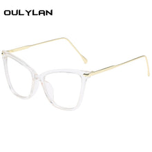 Load image into Gallery viewer, Oulylan Transparent Glasses Cat Eye Glasses Frames for Women Men Clear Optical Eyeglasses Computer Eyewear