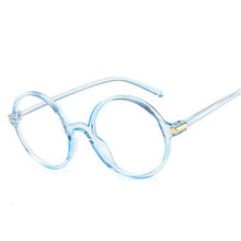 Load image into Gallery viewer, Oulylan Transparent Glasses Frames Women Men Round Eyeglasses Frame Pink Blue Black Optical Spectacles