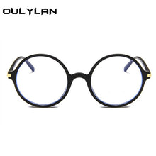 Load image into Gallery viewer, Oulylan Transparent Glasses Frames Women Men Round Eyeglasses Frame Pink Blue Black Optical Spectacles