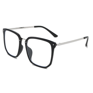 Oulylan Transparent Glasses Women Computer Anti Blue Light Eyeglasses Frames Men Oversized Styles Optical Spectacle Myopia Frame