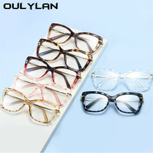 Load image into Gallery viewer, Oulylan Transparent Optical Glasses Frame Women Clear Oversized  Myopia Prescription Eyeglasses Ladies Decoration Spectacles