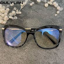 Load image into Gallery viewer, Oulylan Transparent Optical Glasses Frame Women Clear Oversized  Myopia Prescription Eyeglasses Ladies Decoration Spectacles