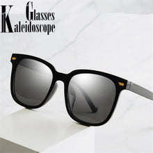 Load image into Gallery viewer, Oulylan Trendy Polarized Sunglasses Men Black Square Sun Glasses Women  Design Vintage Outdoor Eyewear Shades UV400