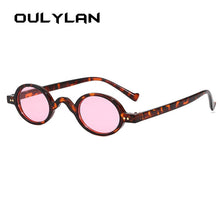 Load image into Gallery viewer, Oulylan Vintage Small Round Sunglasses Women Brand Steampunk Sunglasses Shades Men UV400 Oval Funny Sunglass Retro Ladies