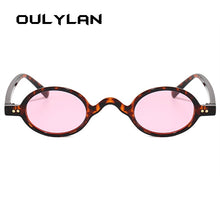 Load image into Gallery viewer, Oulylan Vintage Small Round Sunglasses Women Brand Steampunk Sunglasses Shades Men UV400 Oval Funny Sunglass Retro Ladies
