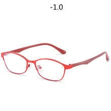 Carica l&#39;immagine nel visualizzatore di Gallery, Women Business Finished Myopia Glasses Student Anti Blue Light Computer Nearsighted Eyeglasses Prescription -1.0 1.5 to6