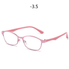 Carica l&#39;immagine nel visualizzatore di Gallery, Women Business Finished Myopia Glasses Student Anti Blue Light Computer Nearsighted Eyeglasses Prescription -1.0 1.5 to6