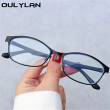 Carica l&#39;immagine nel visualizzatore di Gallery, Women Business Finished Myopia Glasses Student Anti Blue Light Computer Nearsighted Eyeglasses Prescription -1.0 1.5 to6