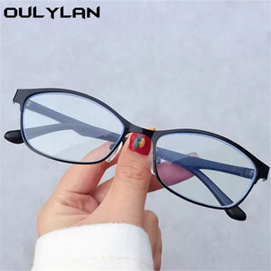 Women Business Finished Myopia Glasses Student Anti Blue Light Computer Nearsighted Eyeglasses Prescription -1.0 1.5 to6