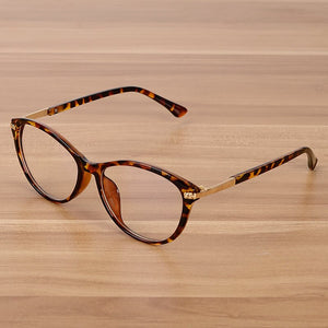 Oulylan Occhiali da vista da donna Cat Eye Montature per occhiali Retro Montature per occhiali trasparenti Occhiali da donna 