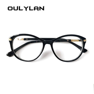Oulylan Occhiali da vista da donna Cat Eye Montature per occhiali Retro Montature per occhiali trasparenti Occhiali da donna 
