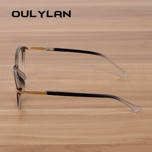 Oulylan Occhiali da vista da donna Cat Eye Montature per occhiali Retro Montature per occhiali trasparenti Occhiali da donna 