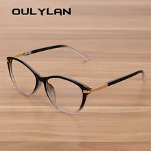 Carica l&#39;immagine nel visualizzatore di Gallery, Oulylan Occhiali da vista da donna Cat Eye Montature per occhiali Retro Montature per occhiali trasparenti Occhiali da donna 