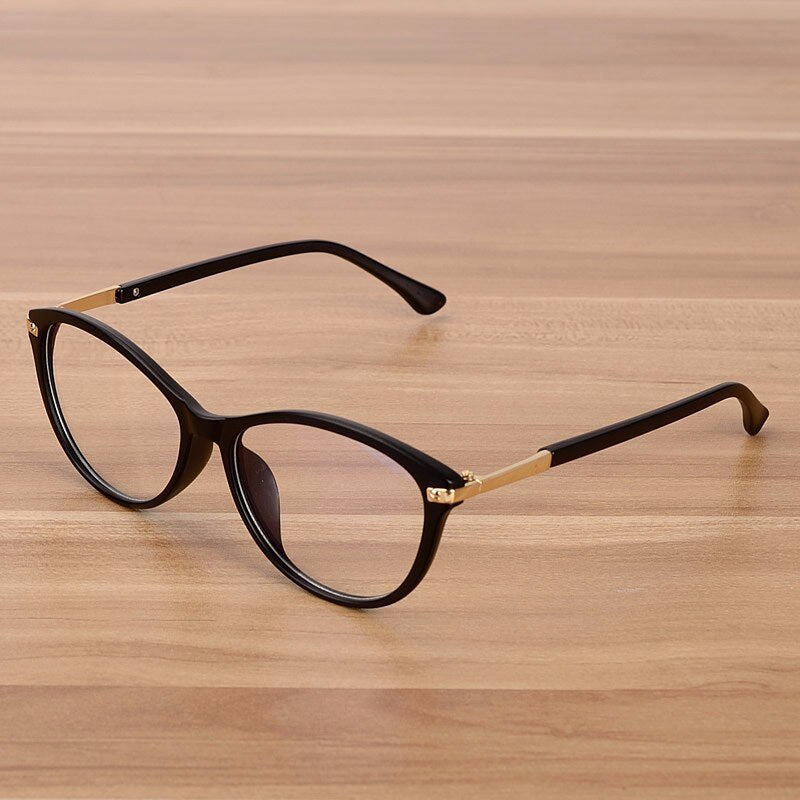 Oulylan Occhiali da vista da donna Cat Eye Montature per occhiali Retro Montature per occhiali trasparenti Occhiali da donna 