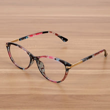 Carica l&#39;immagine nel visualizzatore di Gallery, Oulylan Occhiali da vista da donna Cat Eye Montature per occhiali Retro Montature per occhiali trasparenti Occhiali da donna 