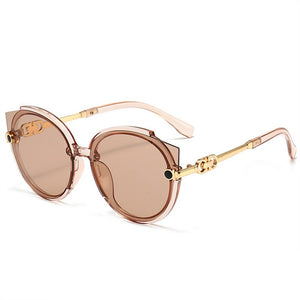 Oulylan Women Round Sunglasses 2023  Brand Designer y2k Sun Glasses Men Vintage Eyelasses Black Shades UV400 Female