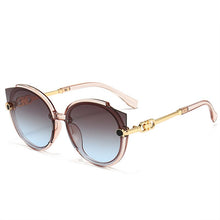 Load image into Gallery viewer, Oulylan Women Round Sunglasses 2023  Brand Designer y2k Sun Glasses Men Vintage Eyelasses Black Shades UV400 Female