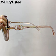 Load image into Gallery viewer, Oulylan Women Round Sunglasses 2023  Brand Designer y2k Sun Glasses Men Vintage Eyelasses Black Shades UV400 Female