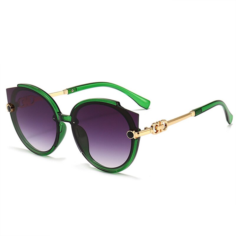Oulylan Women Round Sunglasses 2023  Brand Designer y2k Sun Glasses Men Vintage Eyelasses Black Shades UV400 Female