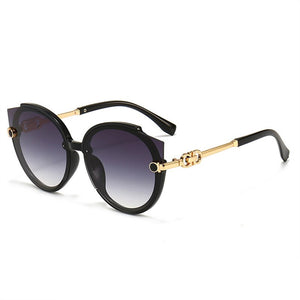 Oulylan Women Round Sunglasses 2023  Brand Designer y2k Sun Glasses Men Vintage Eyelasses Black Shades UV400 Female