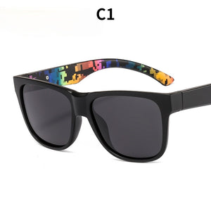 Outdoor Camouflage Print Polarized Sunglasses For Men Boys Classic PC Frame Coated Men's Cycling Sun Glasses UV400
