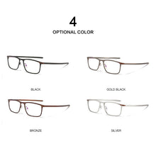 Carica l&#39;immagine nel visualizzatore di Gallery, Outdoor Sports Glasses Frame Men Square Basketball Outdoor Protective Myopia Optical Prescription Eye Glasses Silicone Eyewear