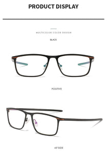 Outdoor Sports Glasses Frame Men Square Basketball Outdoor Protective Myopia Optical Prescription Eye Glasses Silicone Eyewear